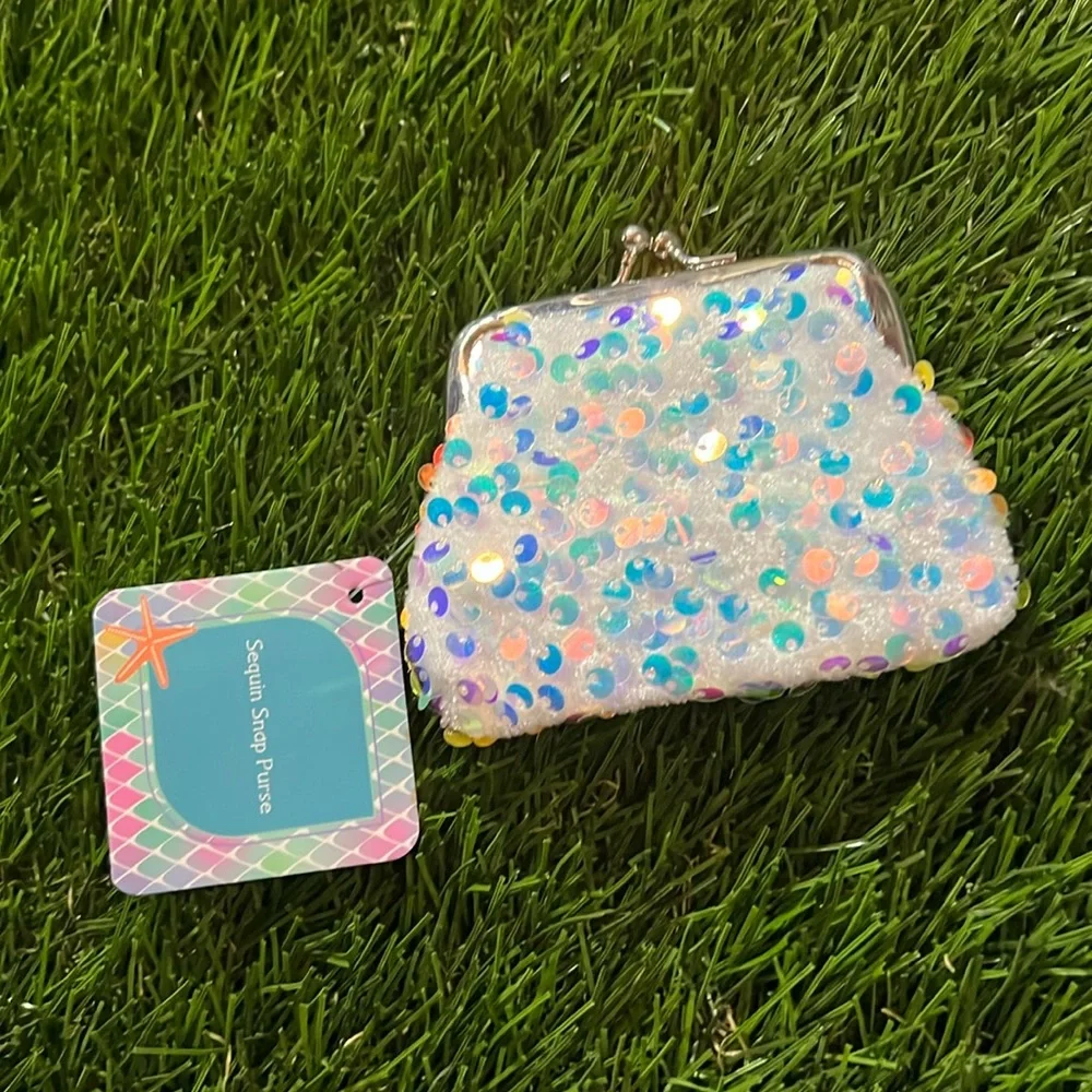 Sequins Snap Purse